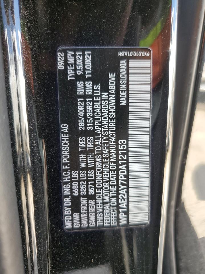 2023 Porsche Cayenne E-Hybrid VIN: WP1AE2AY7PDA12153 Lot: 84476525