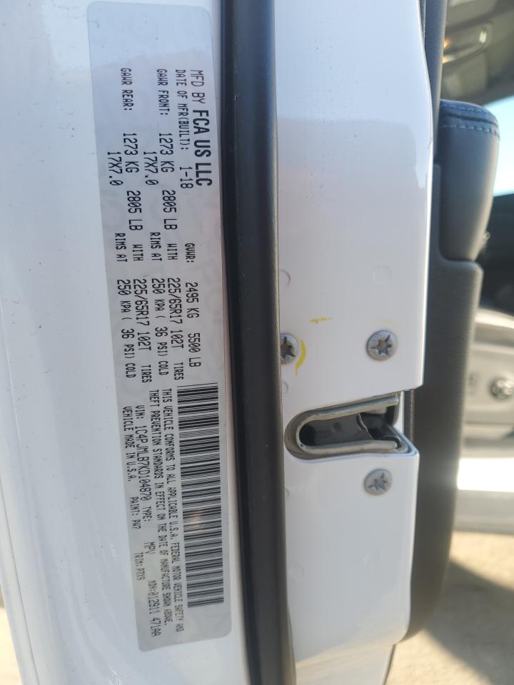 2019 Jeep Cherokee Latitude Plus VIN: 1C4PJMLB7KD104870 Lot: 87245955