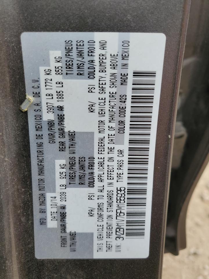 2015 Mazda 3 Touring VIN: 3MZBM1V76FM165935 Lot: 82445845