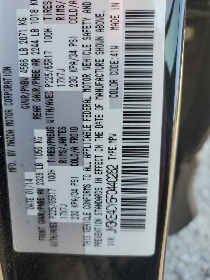 2015 Mazda Cx-5 Touring VIN: JM3KE4CY5F0440282 Lot: 86491165