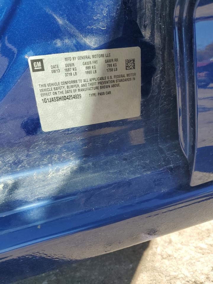 2013 Chevrolet Sonic Ls VIN: 1G1JA5SH0D4254929 Lot: 90601215