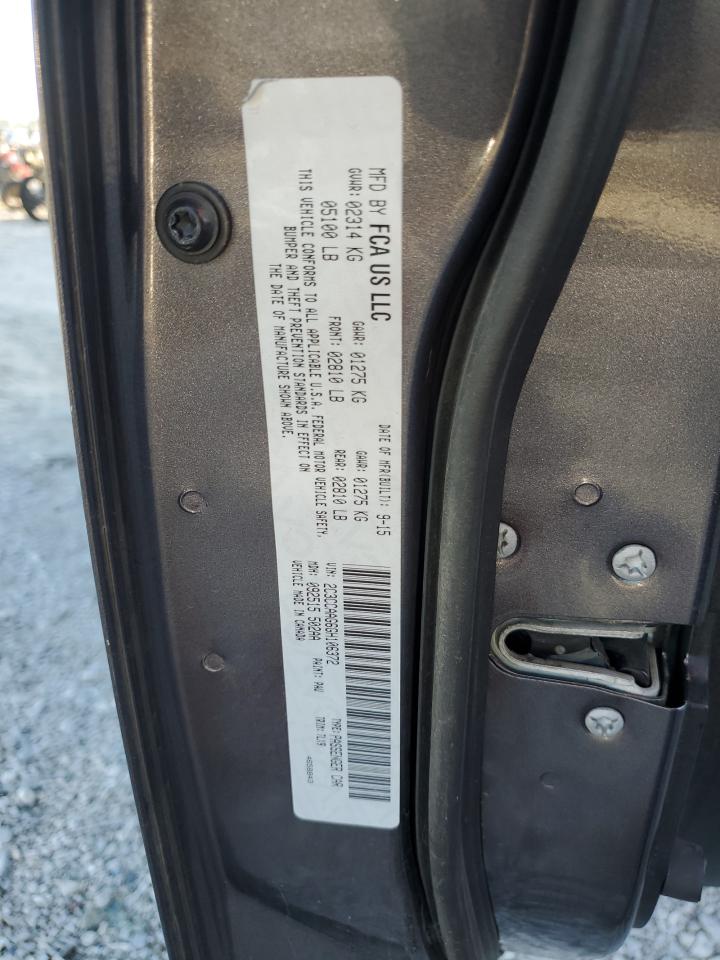 2016 Chrysler 300 Limited VIN: 2C3CCAAG6GH106372 Lot: 85088485