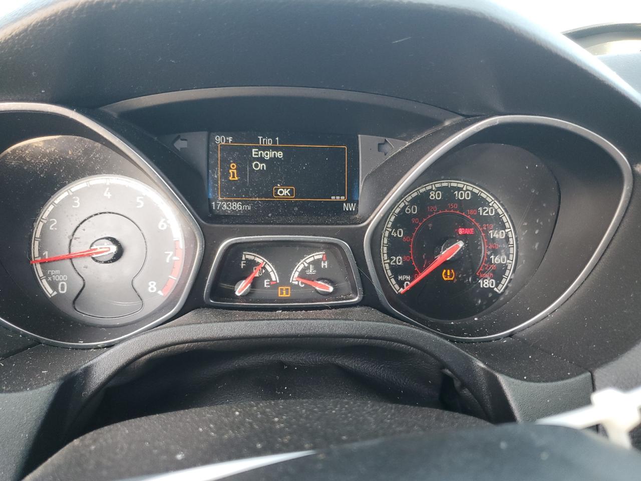 2017 Ford Focus St VIN: 1FADP3L94HL292261 Lot: 86313035