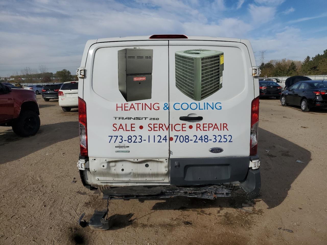 2016 Ford Transit Utility / Service Van VIN: 1FTYR1YG9GKA10184 Lot: 89556765