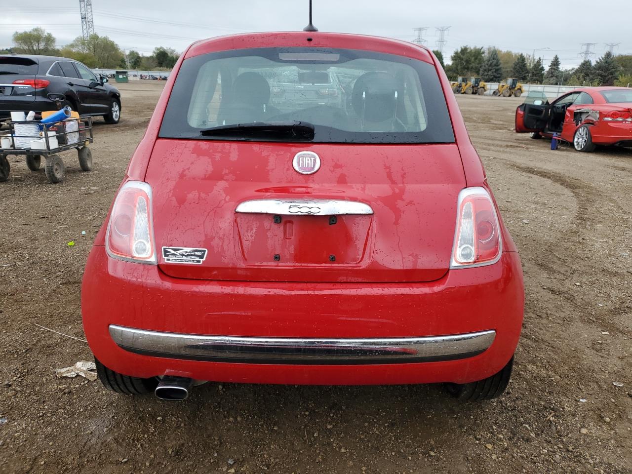 2012 Fiat 500 Lounge VIN: 3C3CFFCR7CT106417 Lot: 86448215