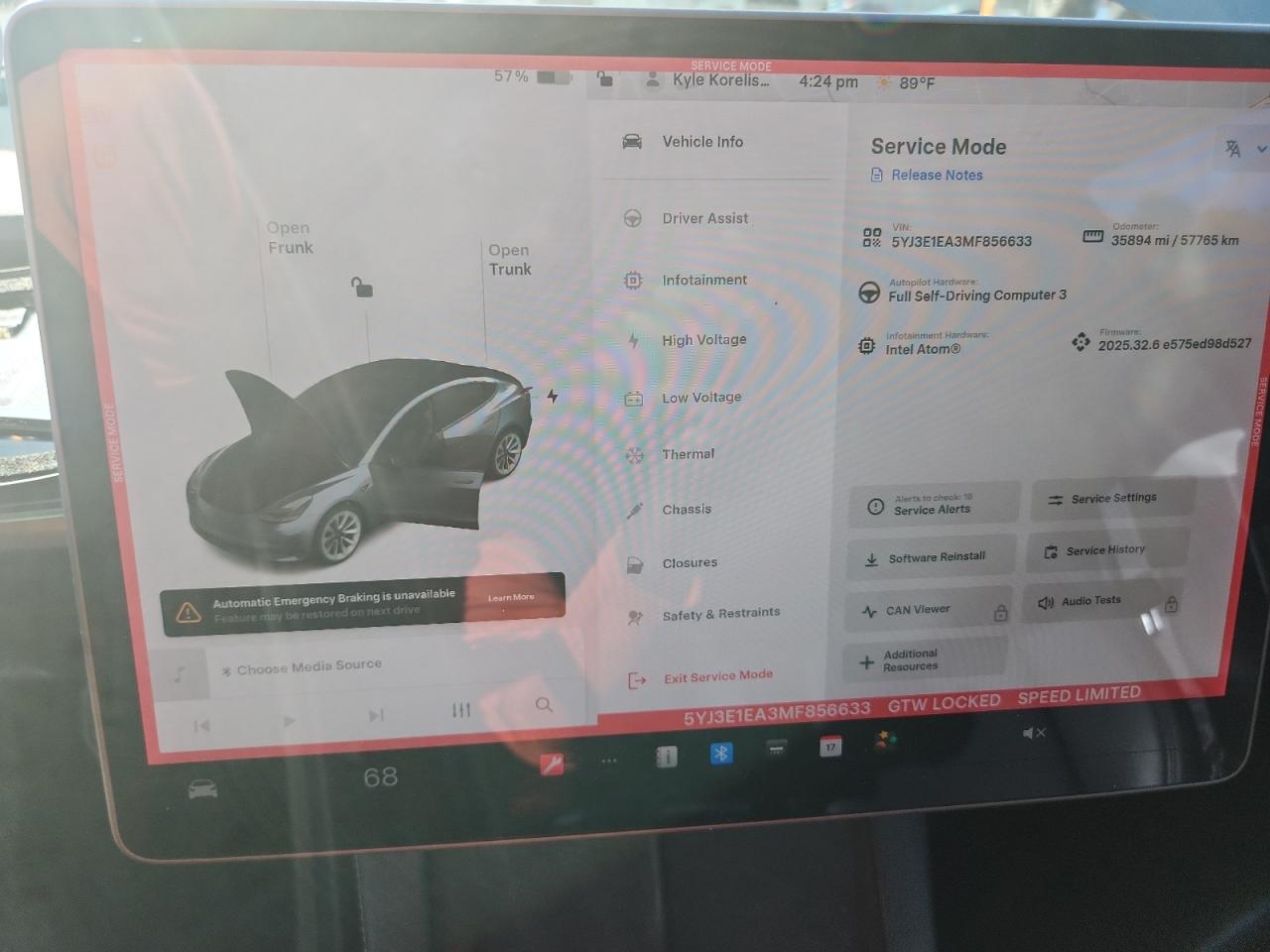 2021 Tesla Model 3 VIN: 5YJ3E1EA3MF856633 Lot: 86648775