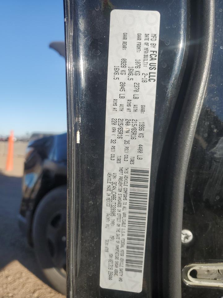 2018 Jeep Compass Sport VIN: 3C4NJCAB6JT328905 Lot: 86239285