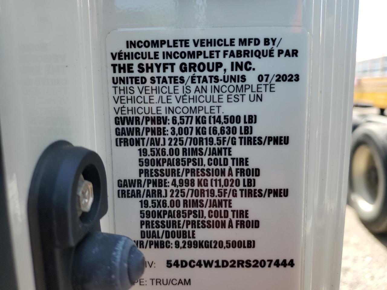 2024 Isuzu Npr Hd Box Truck VIN: 54DC4W1D2RS207444 Lot: 86858275