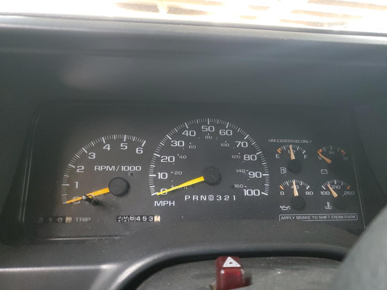 1997 Chevrolet Gmt-400 K1500 VIN: 2GCEK19R1V1289537 Lot: 85262325