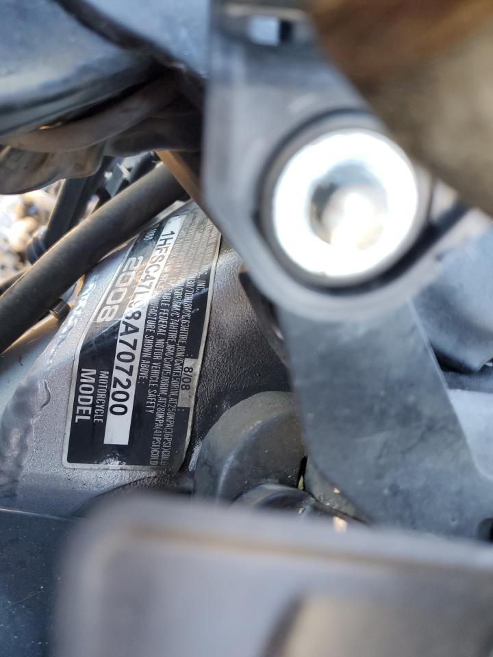 2008 Honda Gl1800 VIN: 1HFSC47L98A707200 Lot: 81919305