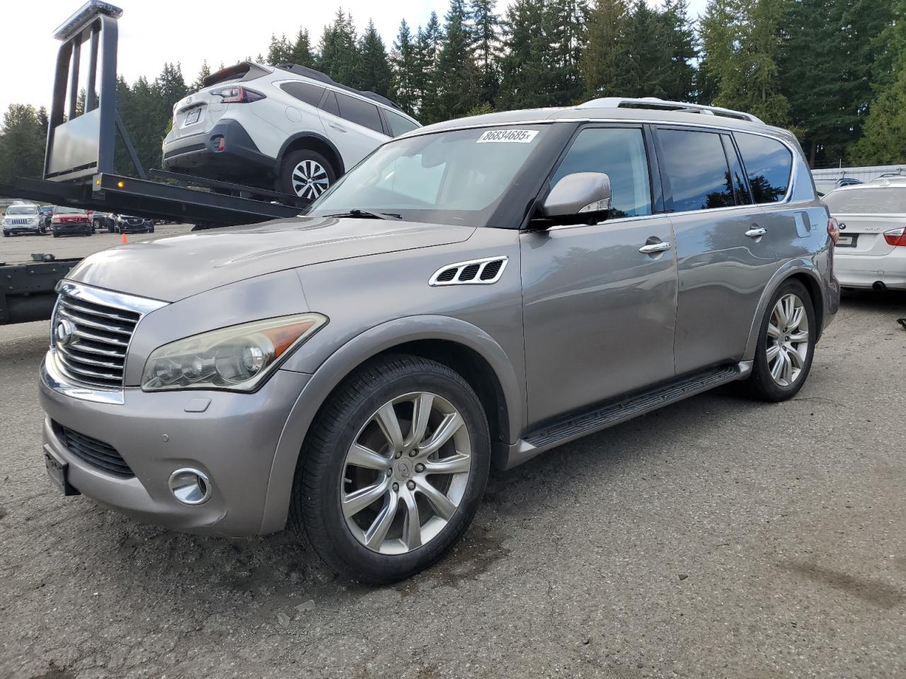 2011 INFINITI QX56 GRAY VIN: JN8AZ2NC1B9302358