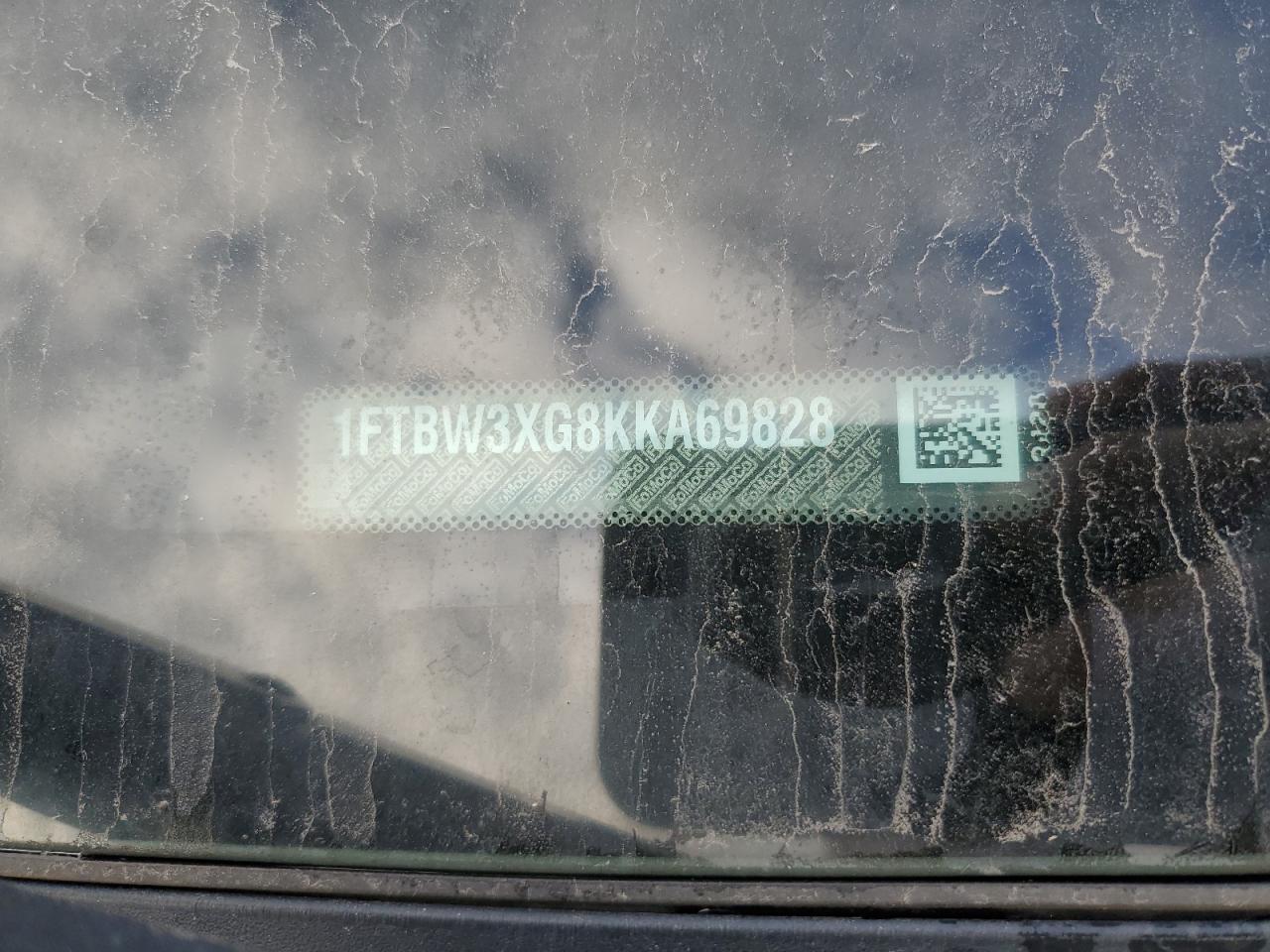2019 Ford Transit T-350 VIN: 1FTBW3XG8KKA69828 Lot: 86291885
