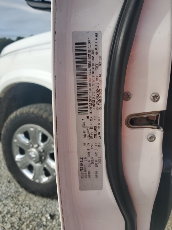 2018 Ram 2500 Laramie VIN: 3C6UR5NL0JG141212 Lot: 85905065