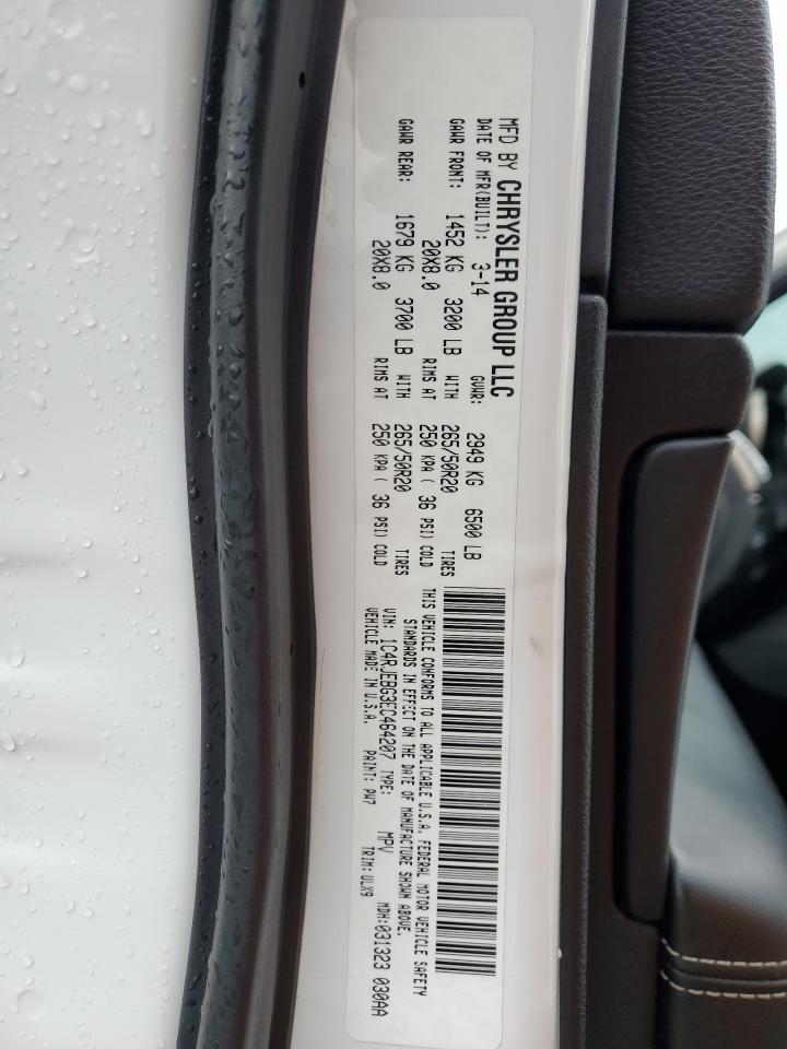 2014 Jeep Grand Cherokee Limited VIN: 1C4RJEBG3EC464207 Lot: 86605185