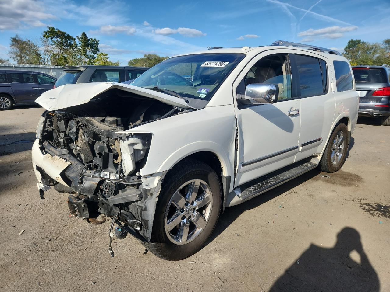 2012 Nissan Armada Sv VIN: 5N1AA0NC5CN603811 Lot: 85118085