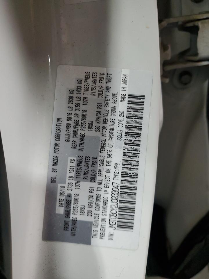 2018 Mazda Cx-9 Touring VIN: JM3TCBCY2J0233047 Lot: 82529665