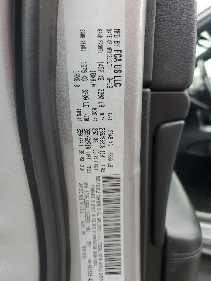 2020 Jeep Grand Cherokee Limited VIN: 1C4RJEBGXLC122959 Lot: 82331595