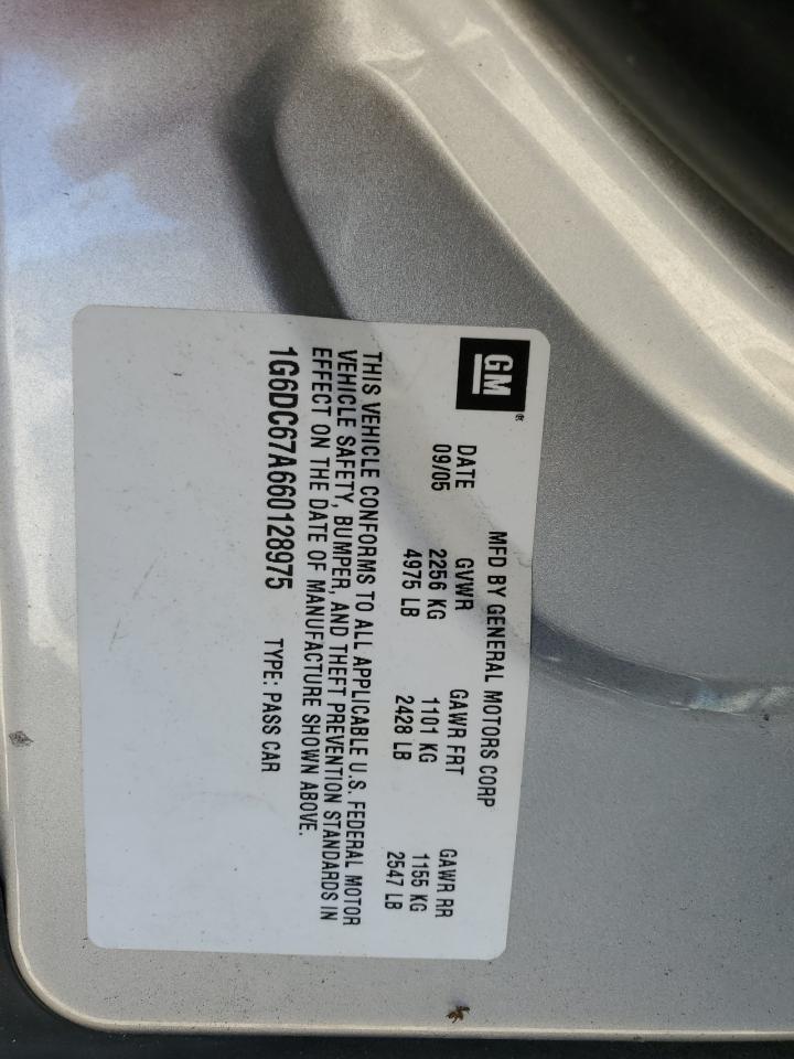 2006 Cadillac Sts VIN: 1G6DC67A660128975 Lot: 84171945