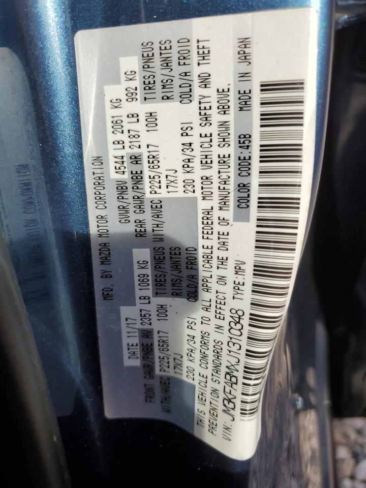 2018 Mazda Cx-5 Sport VIN: JM3KFABMXJ1310348 Lot: 86097515