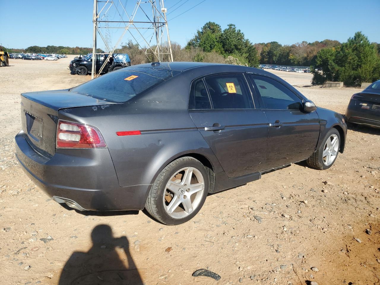 2008 Acura Tl grey sedan gas 19UUA662X8A009838 photo #4