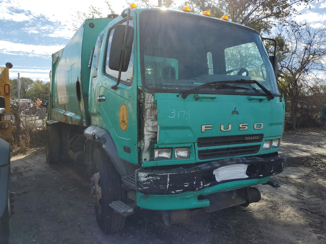 2007 Mitsubishi Fuso Fm 65F Refuse Truck VIN: JL6FJJ1E07K001419 Lot: 85071575