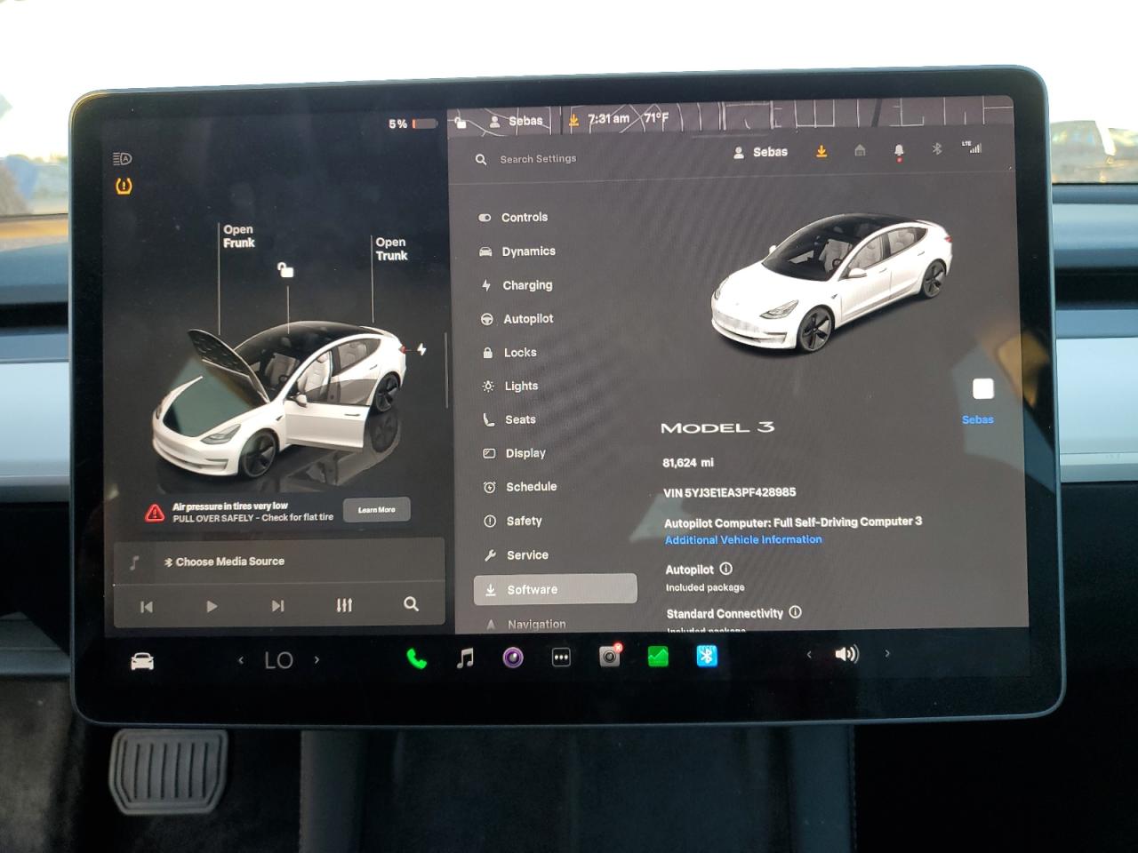 2023 Tesla Model 3 VIN: 5YJ3E1EA3PF428985 Lot: 90607935