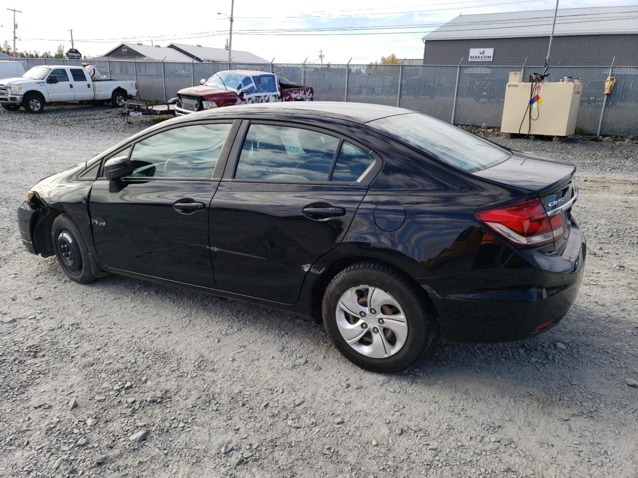 2015 Honda Civic Lx black null gas 2HGFB2F47FH034002 photo #3