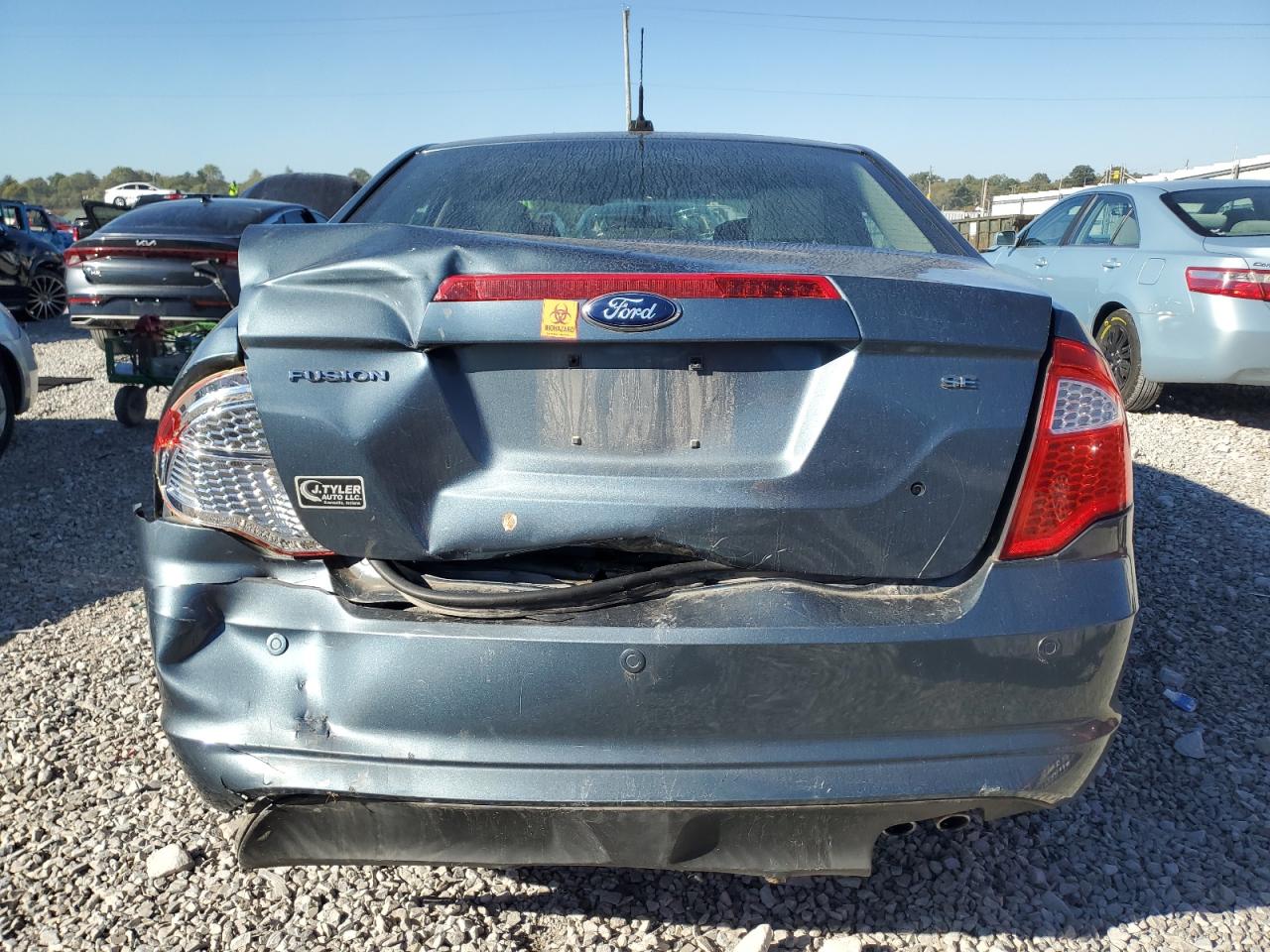 2012 Ford Fusion VIN: 3FAHP0HA7CR447172 Lot: 82344325