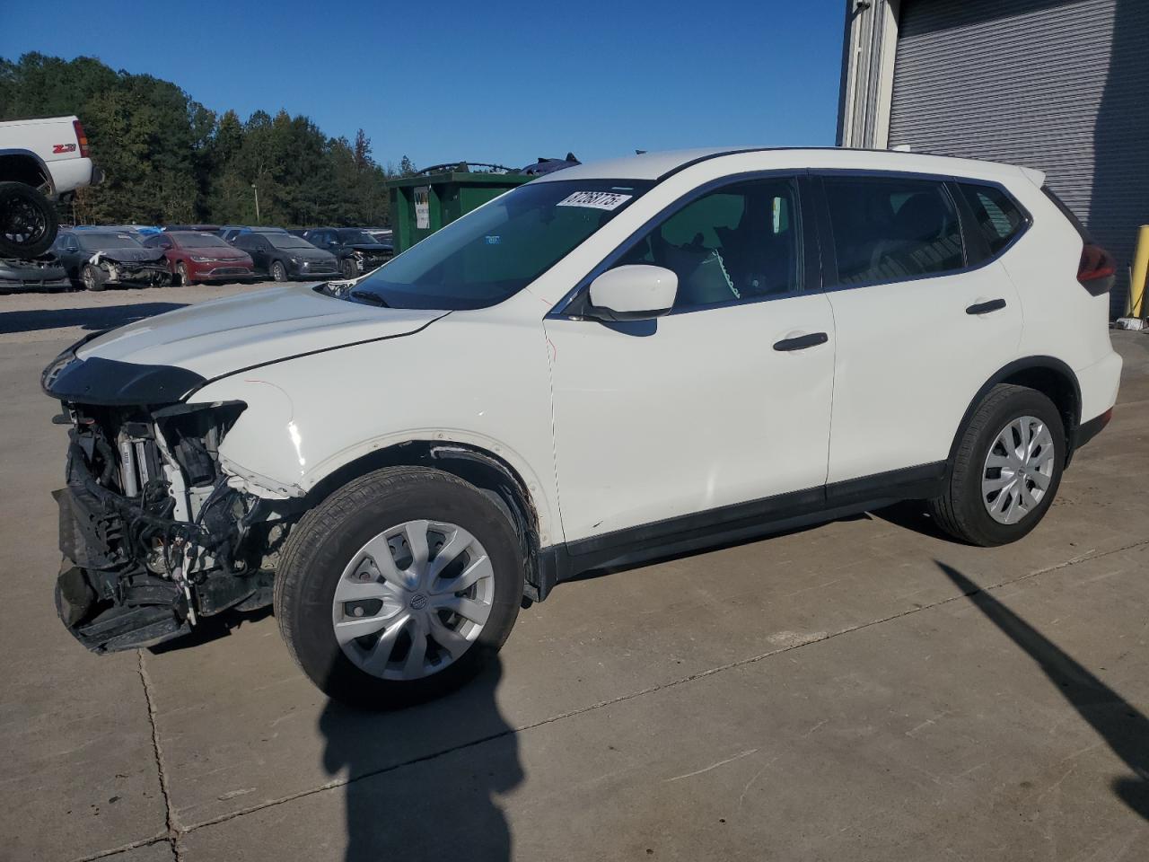 2018 Nissan Rogue S white  gas 5N1AT2MV8JC716699 photo #1