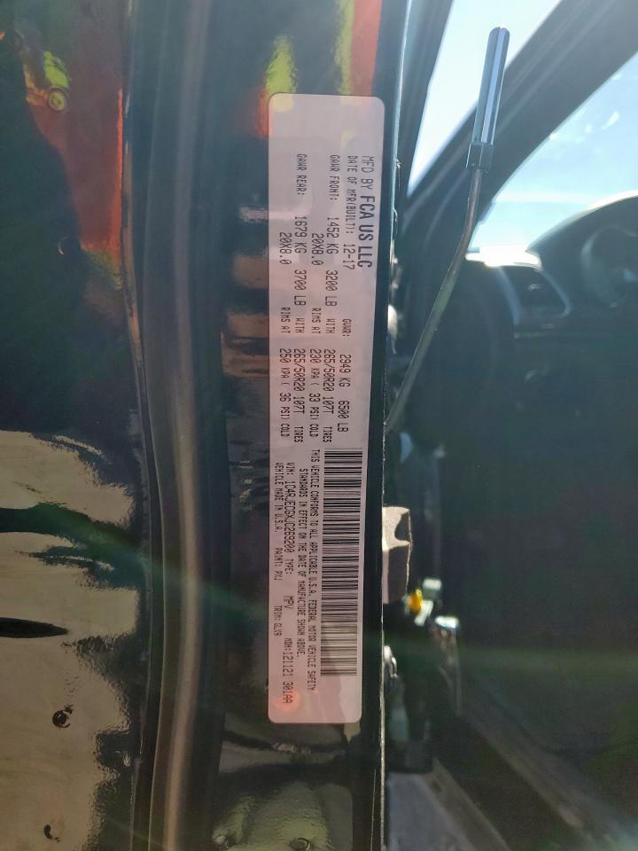 2018 Jeep Grand Cherokee Overland VIN: 1C4RJECGXJC269200 Lot: 85719895