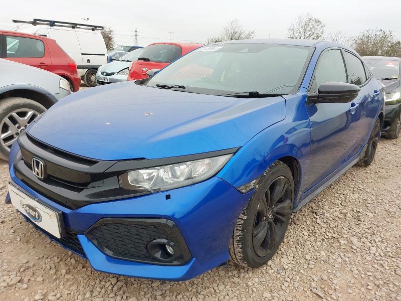 2019 HONDA CIVIC 1.0 VTEC TURBO 126 SPORT LINE 5DR CVT for sale at Copart BRISTOL