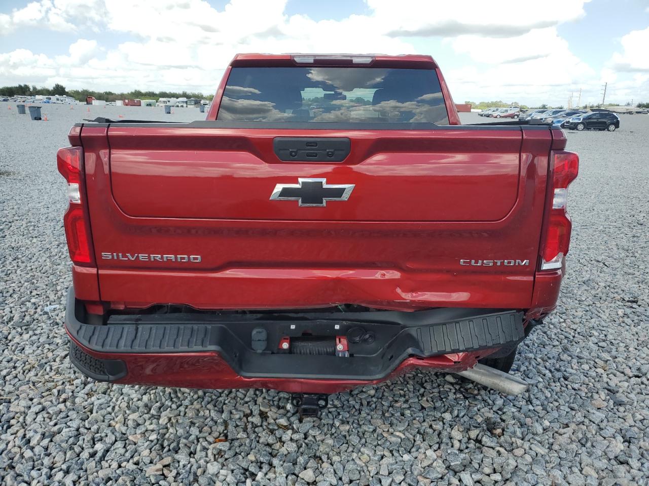 2022 Chevrolet Silverado Ltd K1500 Custom VIN: 3GCPYBEK6NG164756 Lot: 85882015