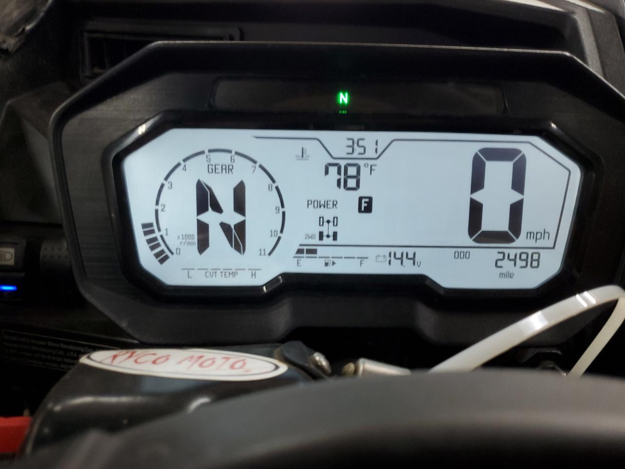 2023 Kawasaki Krf 1000 B VIN: JKARFCB11PB504191 Lot: 84871745