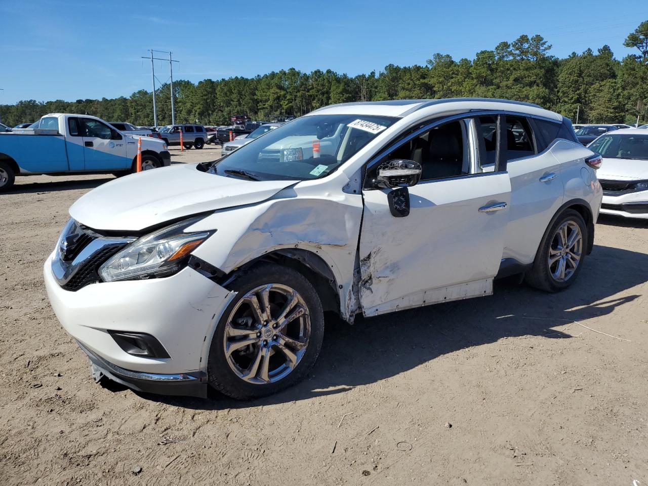 NISSAN MURANO 2015. Lot# 87434475. VIN 5N1AZ2MG9FN235209. Photo 1