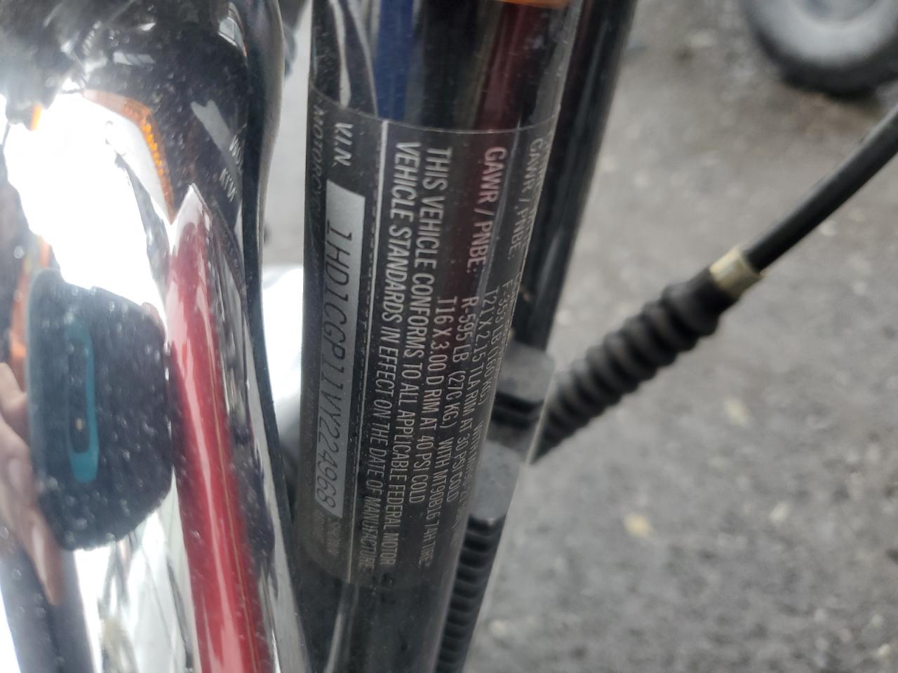 1997 Harley-Davidson Xl1200 C VIN: 1HD1CGP11VY224968 Lot: 84925745