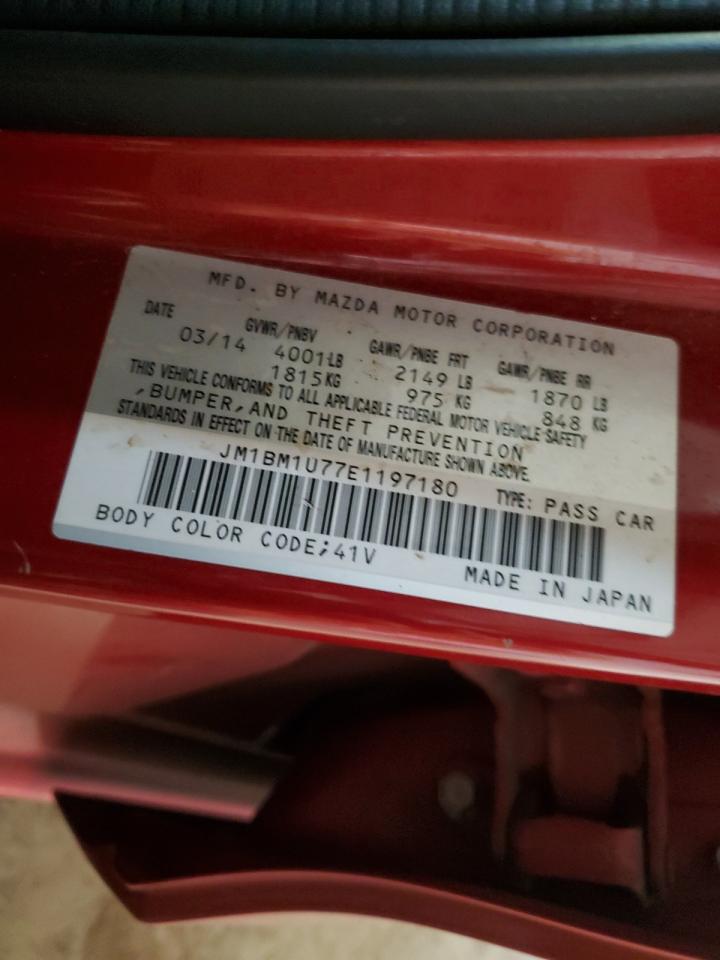 2014 Mazda 3 Sport VIN: JM1BM1U77E1197180 Lot: 84658935