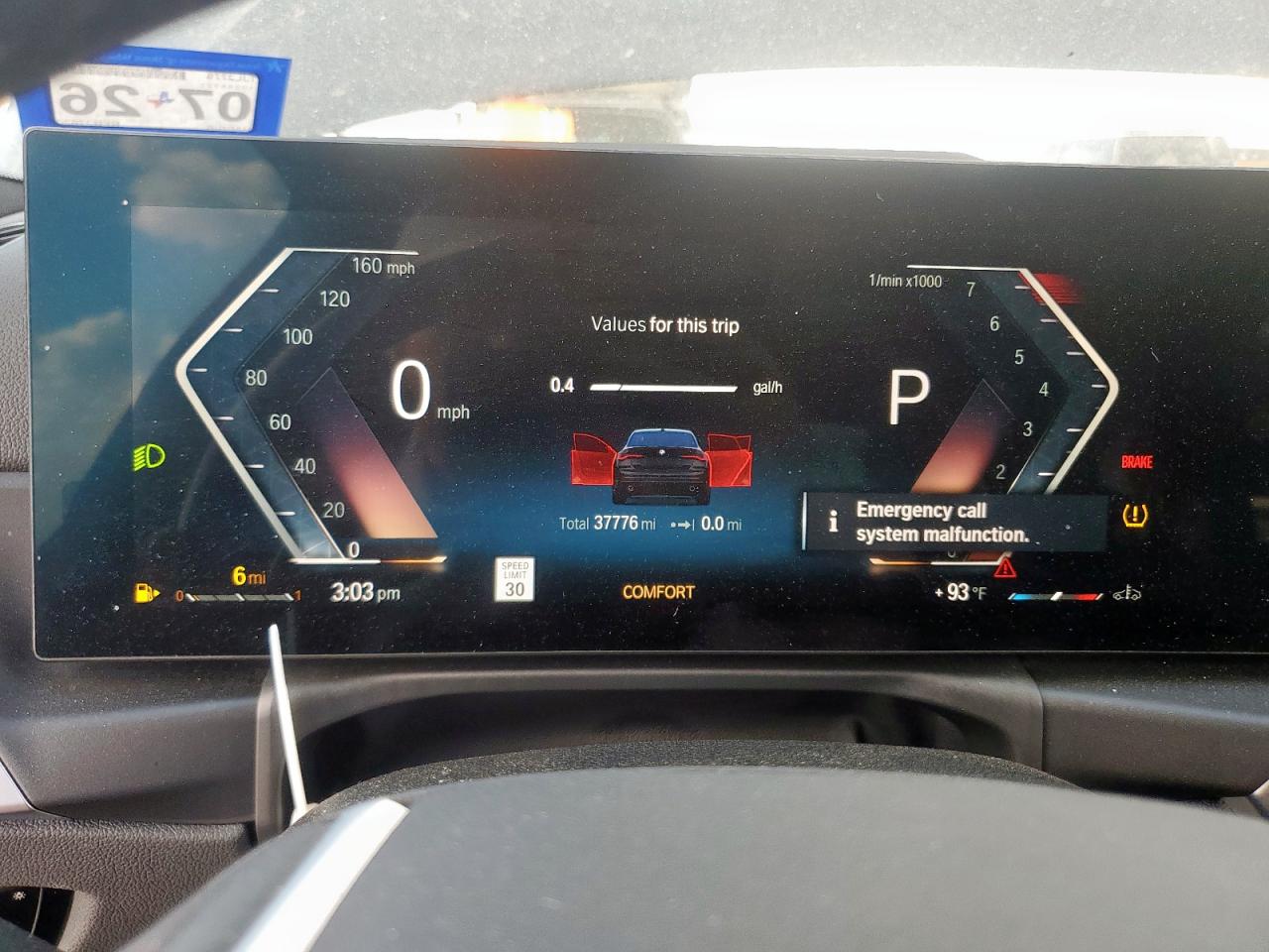 2024 BMW 430I Gran Coupe VIN: WBA63AV07RFR27620 Lot: 70590295