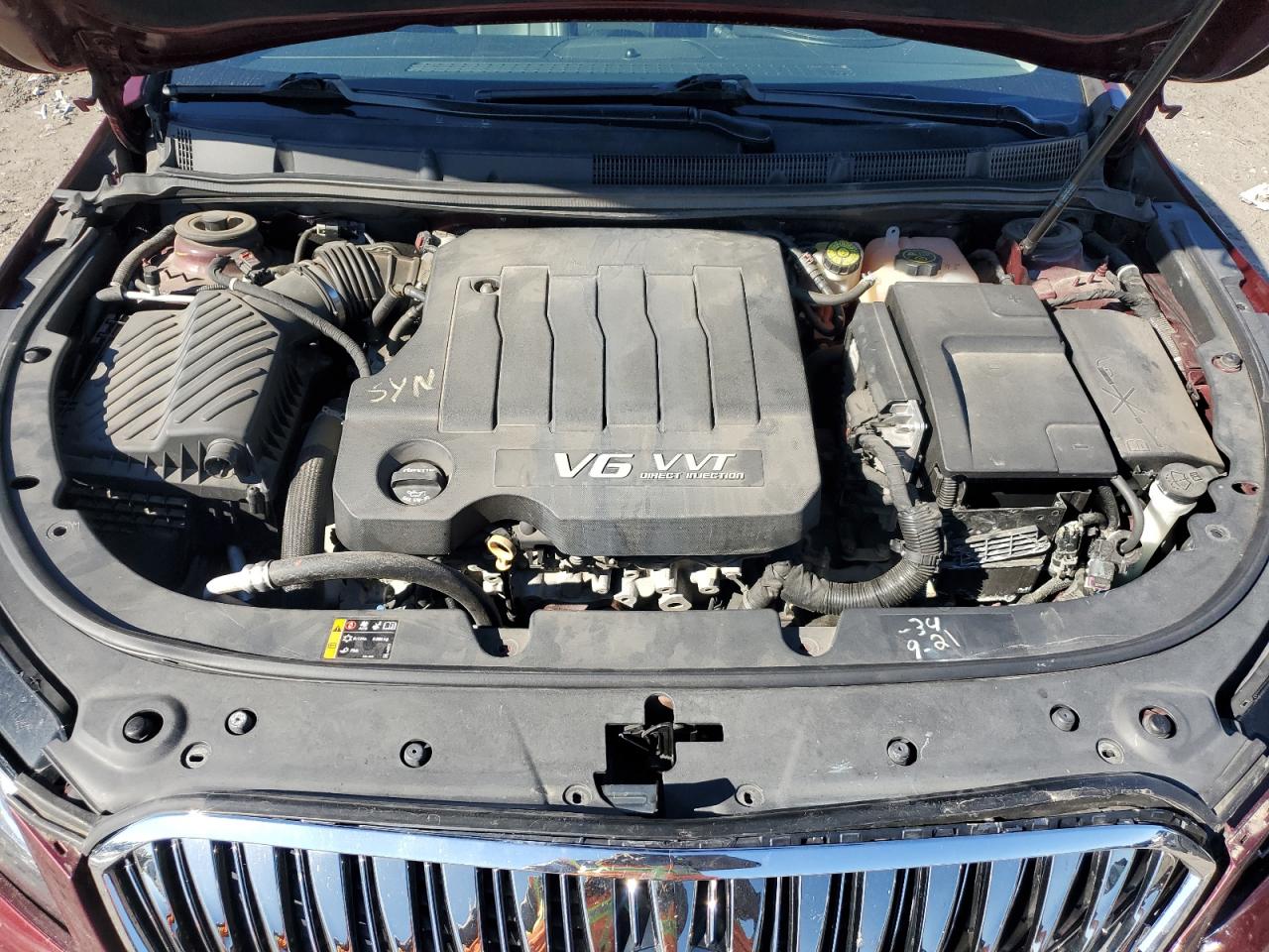 2015 Buick Lacrosse VIN: 1G4GB5G37FF258815 Lot: 90846735