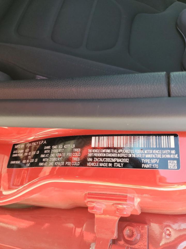 2021 Jeep Renegade Latitude VIN: ZACNJCBB2MPM42682 Lot: 85884075