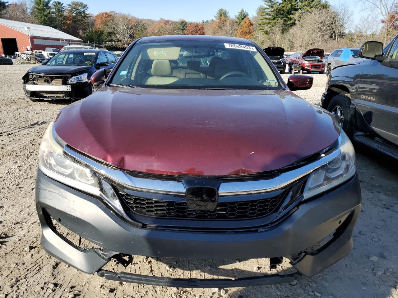 2016 Honda Accord Lx VIN: 1HGCR2F37GA230754 Lot: 76569453