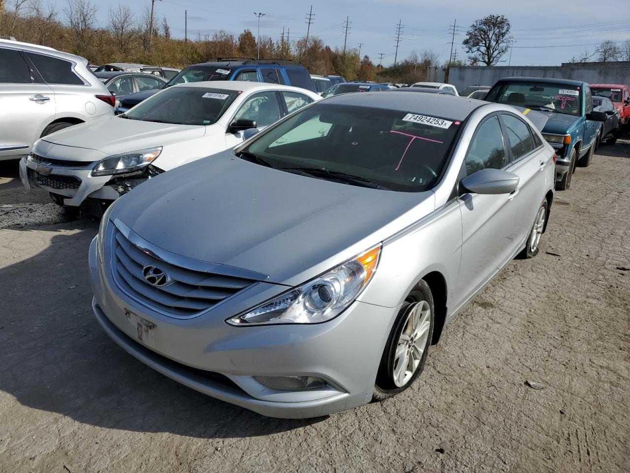 2013 Hyundai Sonata Gls VIN: 5NPEB4AC8DH599383 Lot: 74924253