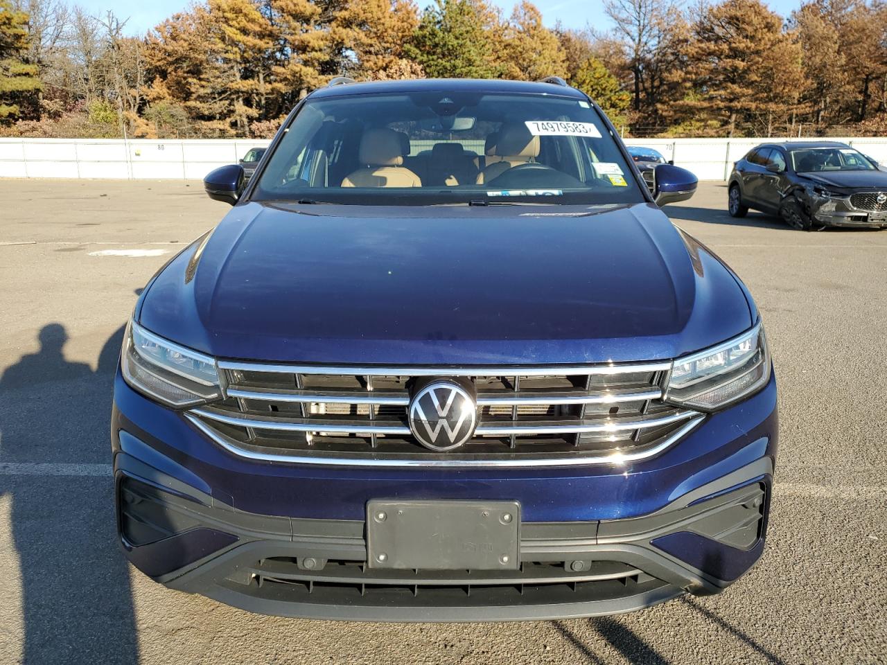 2022 Volkswagen Tiguan Se VIN: 3VV2B7AX7NM164973 Lot: 74979583