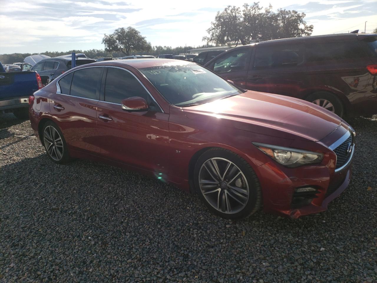 VIN JN1BV7AP7FM344167 2015 INFINITI Q50 no.4