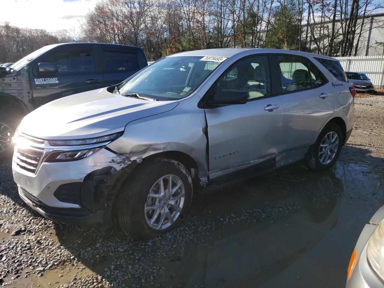 2022 Chevrolet Equinox Ls VIN: 3GNAXHEV8NS148066 Lot: 76979493