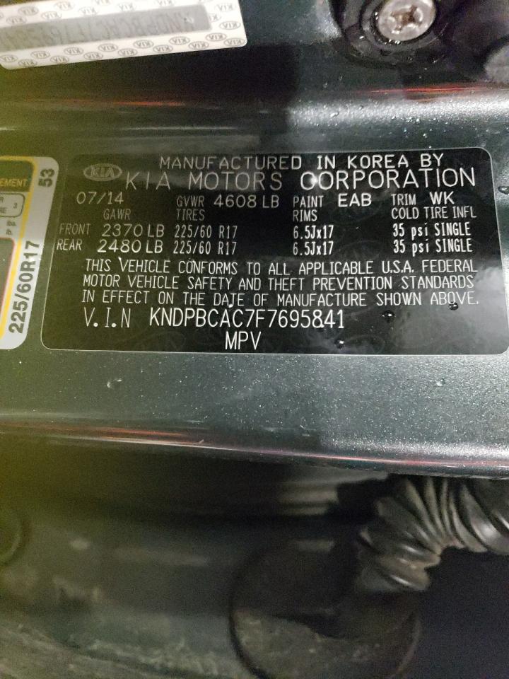 2015 Kia Sportage Lx VIN: KNDPBCAC7F7695841 Lot: 77448293