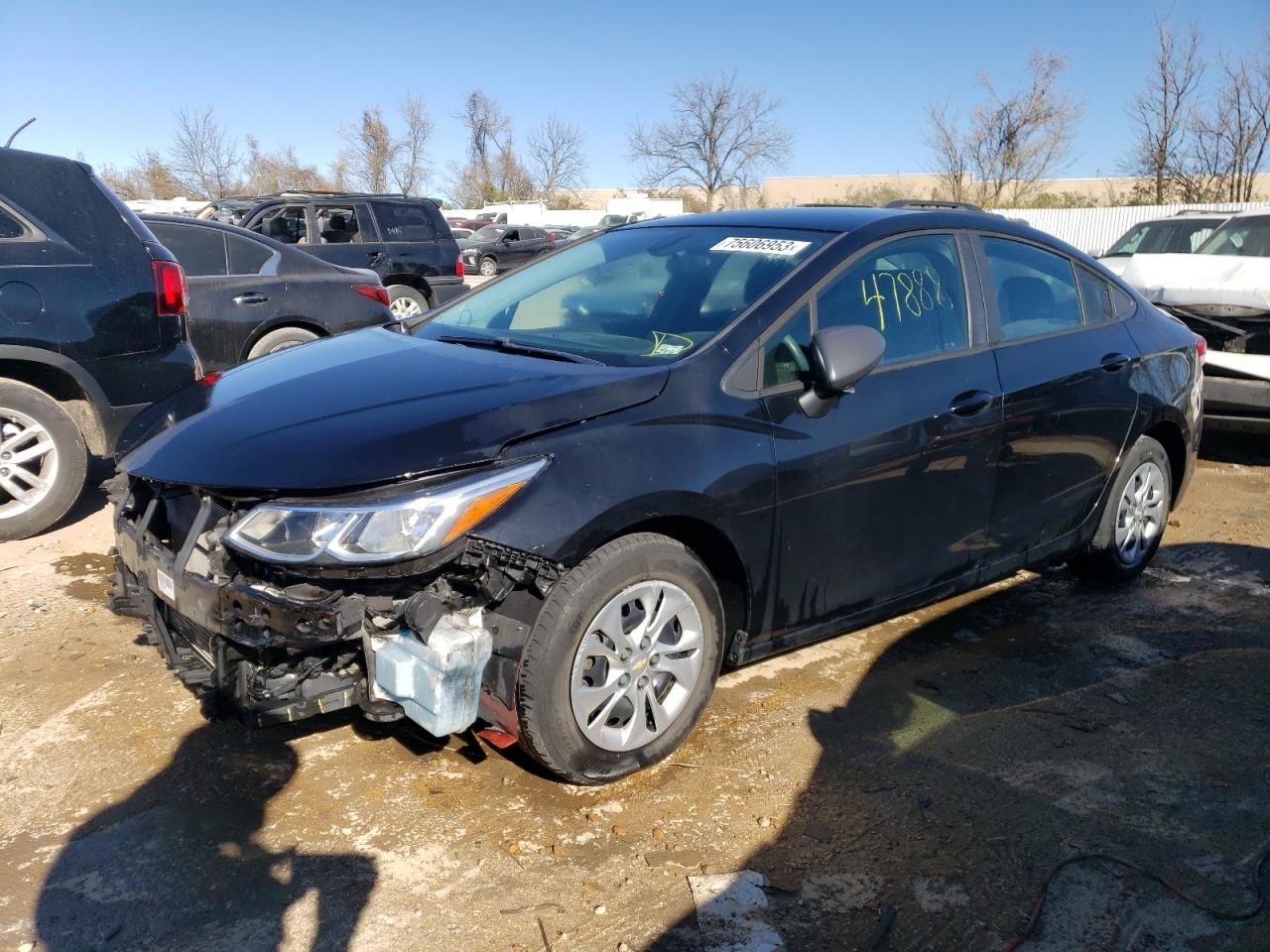 2019 Chevrolet Cruze Ls VIN: 1G1BC5SM1K7130949 Lot: 75606953