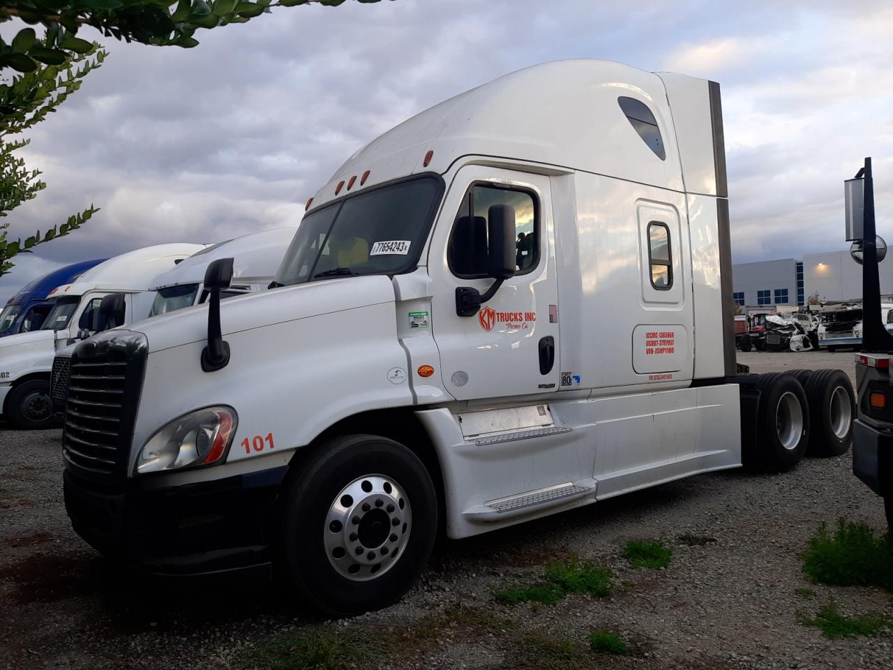 2018 Freightliner Cascadia 125 VIN: 3AKJGLDR9JSHP1180 Lot: 77654243