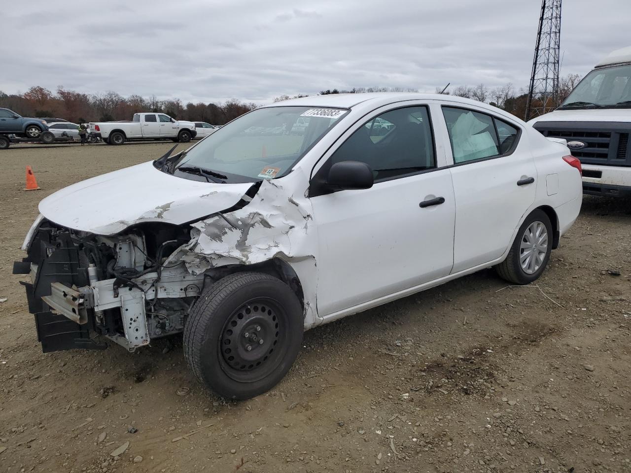 2014 Nissan Versa S на продаже в Windsor, NJ - Front End