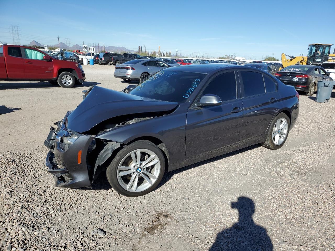 2018 BMW 320 I charcoal null gas WBA8E1G59JNU93643 photo #1