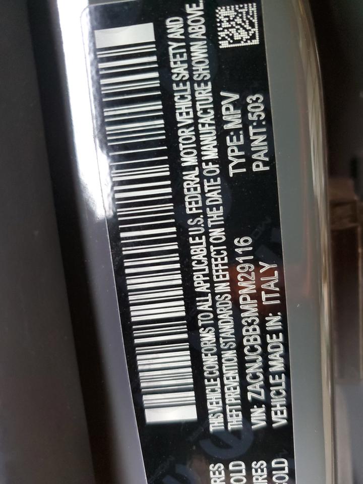 2021 Jeep Renegade Latitude VIN: ZACNJCBB3MPM29116 Lot: 78189423